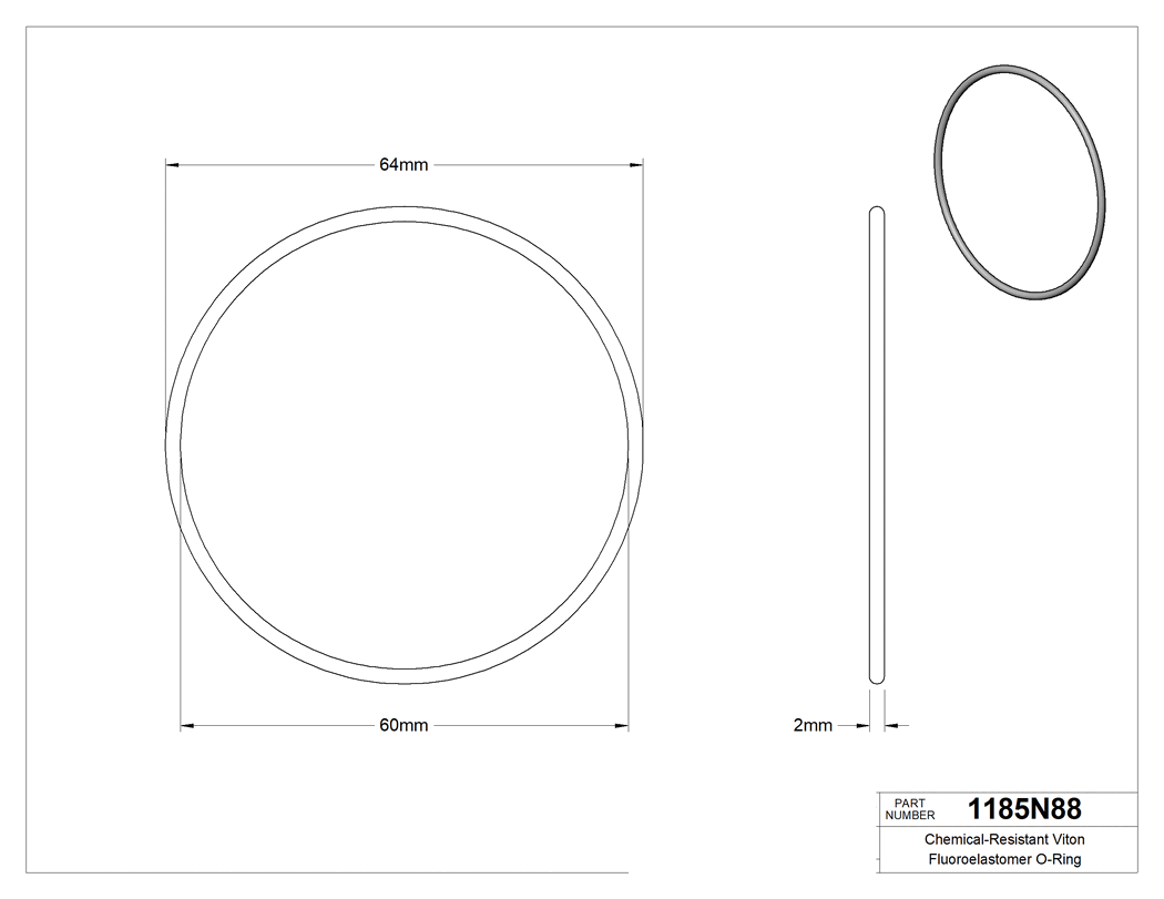Technical drawing - 1185N88
